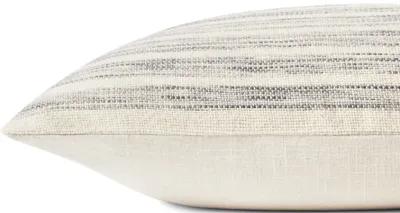 Marielle PAL0028 Ivory/Stone 22''x22'' Polyester Pillow by Amber Lewis x Loloi