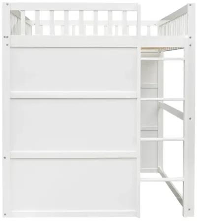 Merax House Loft Bed with Ladder