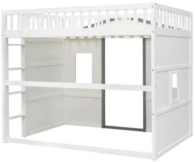 Merax House Loft Bed with Ladder