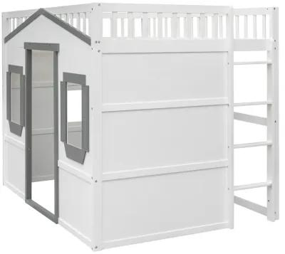 Merax House Loft Bed with Ladder