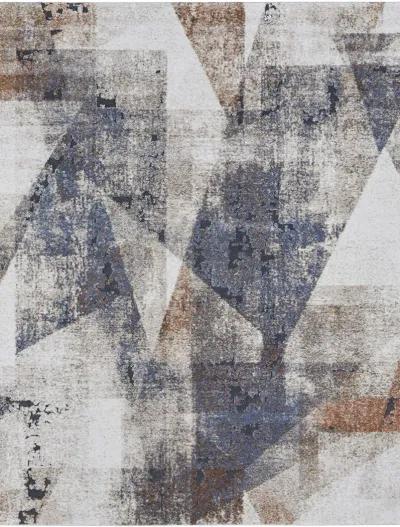 Gilmore 39MKF 2' x 3' Blue/Ivory/Taupe Rug