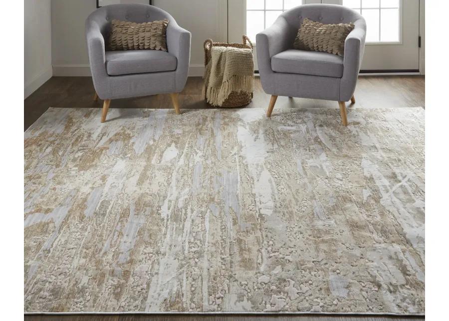 Laina 39G5F Tan/Ivory 3' x 10' Rug