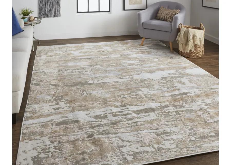 Laina 39G5F Tan/Ivory 3' x 10' Rug