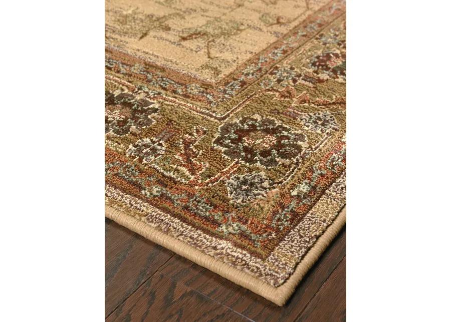 Kharma 2'6" x 9'1" Beige Rug