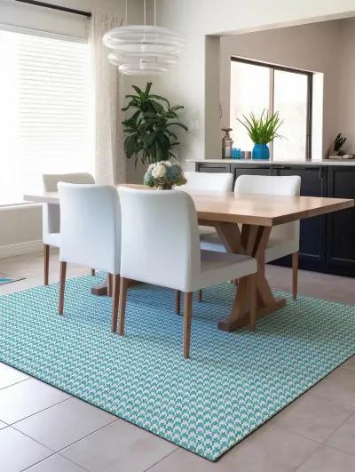 Hinton HN1 Aqua 10' x 14' Rug