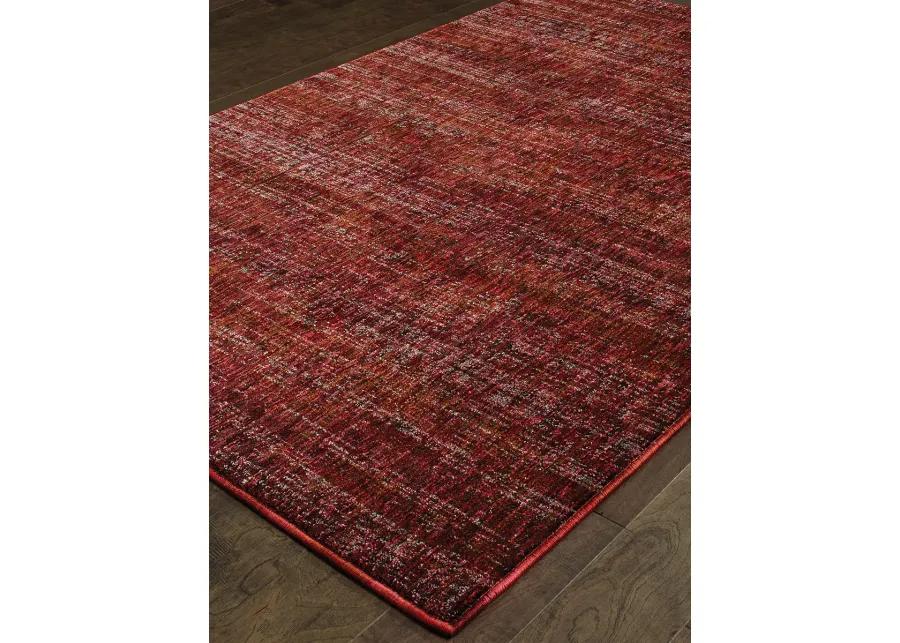 Atlas 2'3" x 8' Red Rug