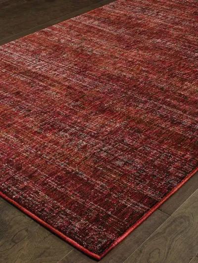 Atlas 2'3" x 8' Red Rug