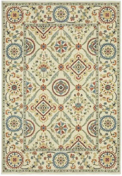 Francesca 3'3" x 5' Ivory Rug