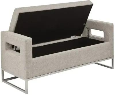 Gracie Mills Brenda Upholstered Storage Bench