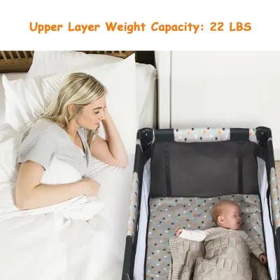 Portable Baby Playpen with Mattress Foldable Design