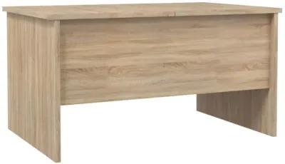 vidaXL Coffee Table Sonoma Oak 31.5"x19.7"x16.7" Engineered Wood