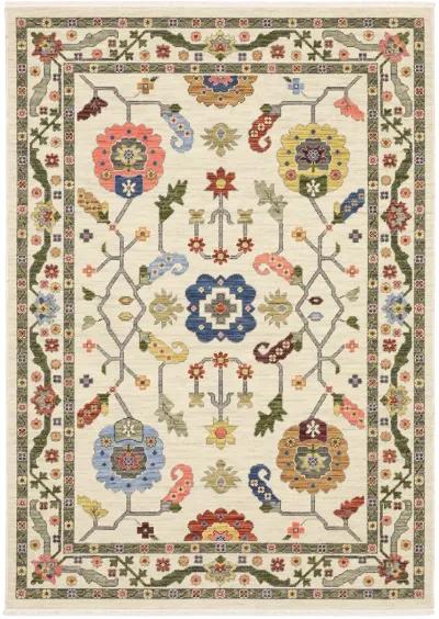 Lucca 9'10" x 12'10" Ivory Rug