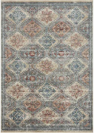 Elise ELI02 Multi/Blue 5'3" x 7'9" Rug