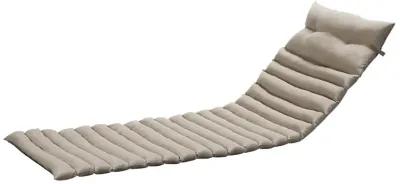 Outdoor Lounge Chair Cushion Set - KHAKI