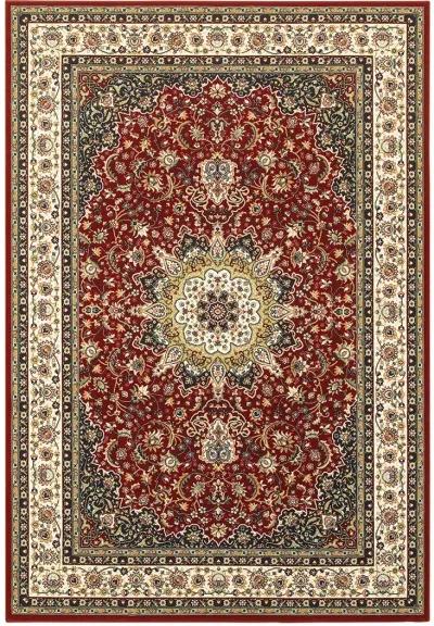 Kashan 1'10" x 3' Red Rug