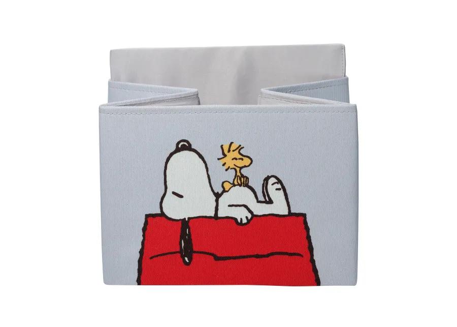 Lambs & Ivy Snoopy Foldable/Collapsible Storage Bin/Basket Organizer w/ Handles