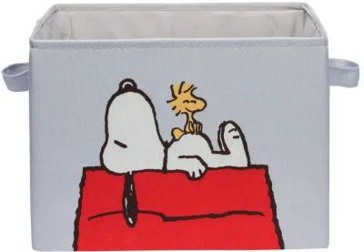 Lambs & Ivy Snoopy Foldable/Collapsible Storage Bin/Basket Organizer w/ Handles