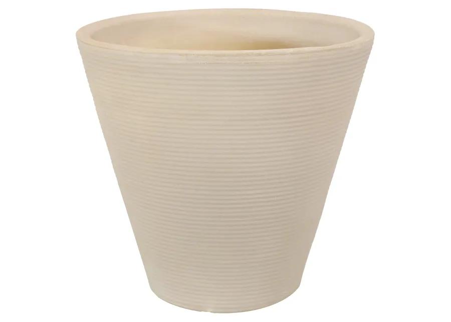 Sunnydaze Walter Polyresin Planter with UV-Resistance - Beige