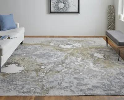 Astra 39L3F Gray/Gold/Ivory 9'2" x 12' Rug