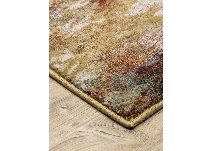 Venice 3'10" x 5'5" Blue Rug