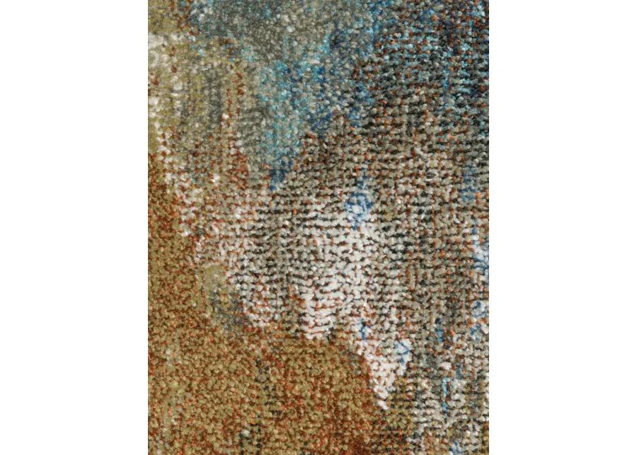 Venice 3'10" x 5'5" Blue Rug