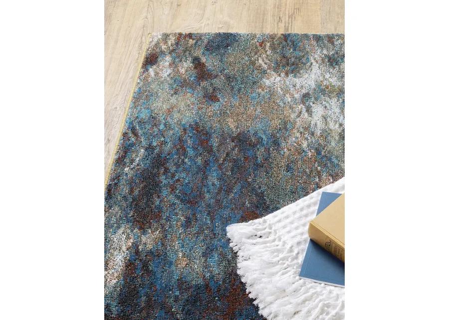 Venice 3'10" x 5'5" Blue Rug