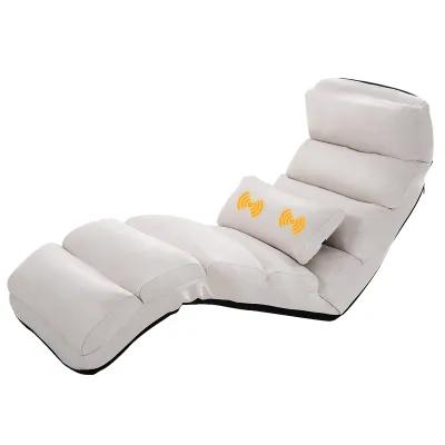 Stylish  Folding Lazy Sofa Chair with Pillow