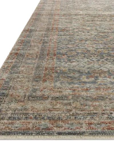 Heritage HER-12 Blue / Rust 2''0" x 3''0" Rug by Patent Pending