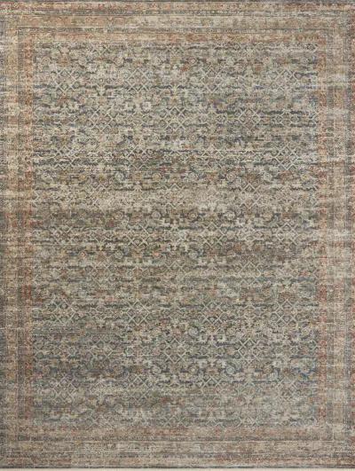 Heritage HER-12 Blue / Rust 2''0" x 3''0" Rug by Patent Pending