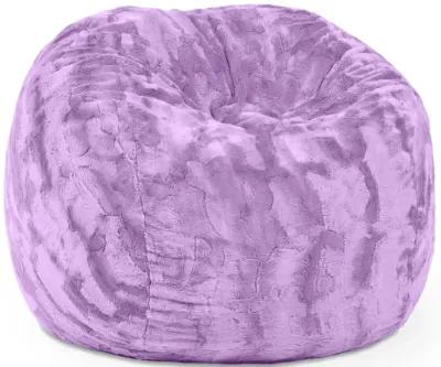 Jaxx Saxx 3 Foot Bean Bag Chair - Faux Fur - Fun Colors