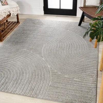 Skagen Minimalist Curve Geometric Area Rug