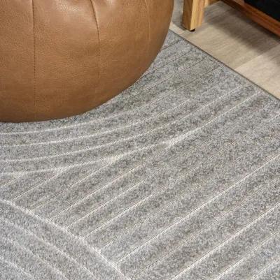 Skagen Minimalist Curve Geometric Area Rug