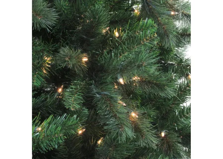 7.5' Pre-Lit Medium Mixed Scotch Pine Artificial Christmas Tree - Clear Lights