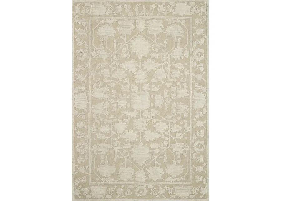 Gloria Natural/Ivory 9'3" x 13' Rug