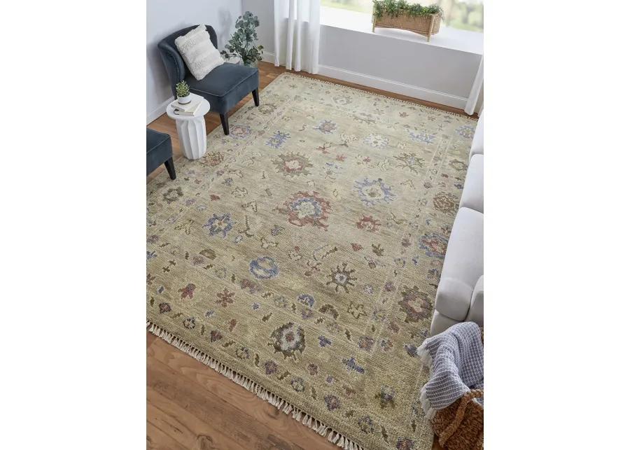 Fillmore 69CJF 5' x 8' Brown/Tan/Blue Rug