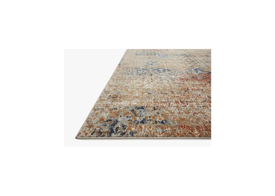 Bianca BIA09 Ocean/Spice 3'4" x 5'7" Rug