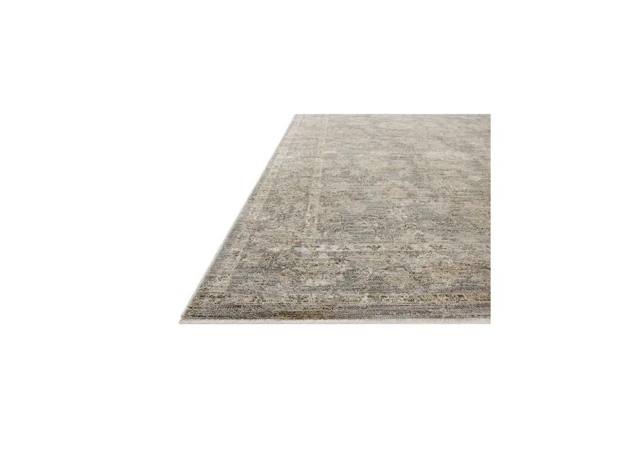 II Tabitha Slate/Natural 7'10" x 10' Area Rug by Loloi II