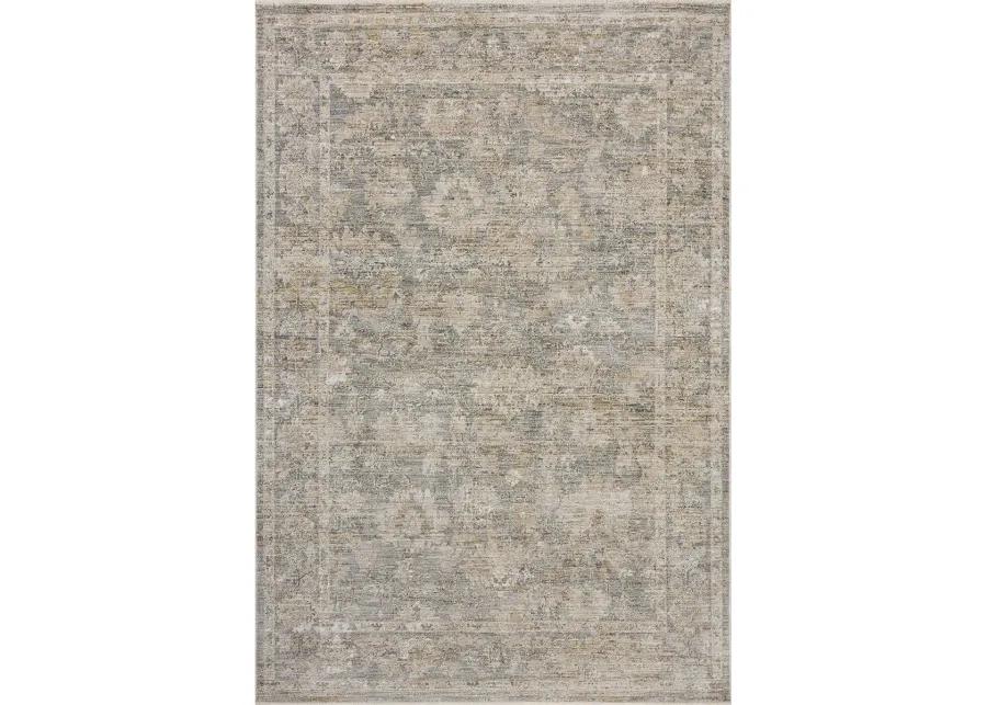 II Tabitha Slate/Natural 7'10" x 10' Area Rug by Loloi II