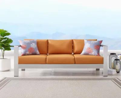 Modway - Shore Outdoor Patio Aluminum Sofa