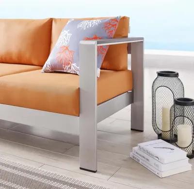 Modway - Shore Outdoor Patio Aluminum Sofa