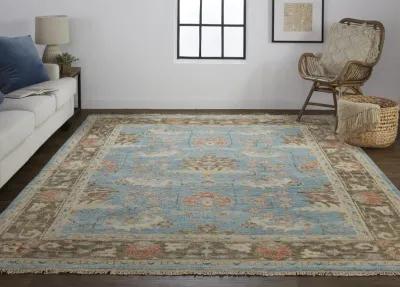 Beall 6710F Blue/Brown 8'6" x 11'6" Rug