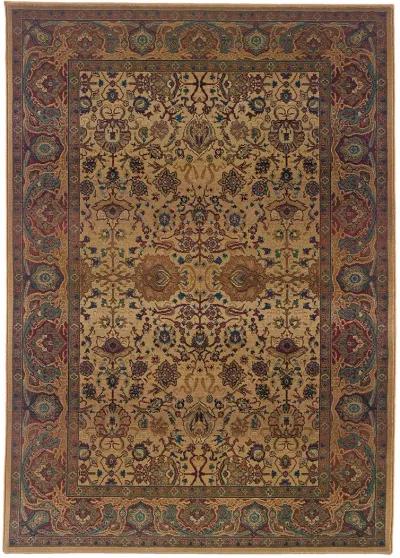 Kharma 6'7" x 9'1" Beige Rug