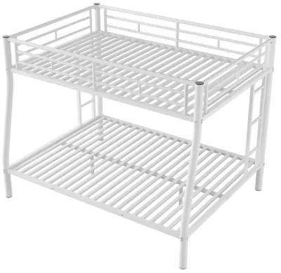 Merax Metal Bunk Bed with Ladders and Guardrails