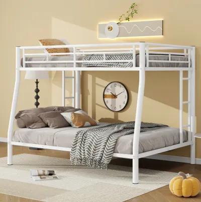 Merax Metal Bunk Bed with Ladders and Guardrails