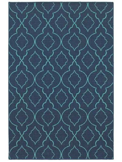 Meridian 3'7" x 5'6" Navy Rug