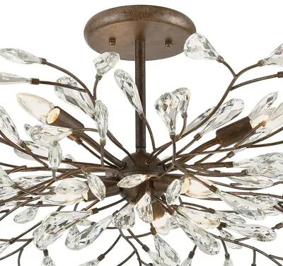 Crislett 41'' Wide 6-Light Semi Flush Mount