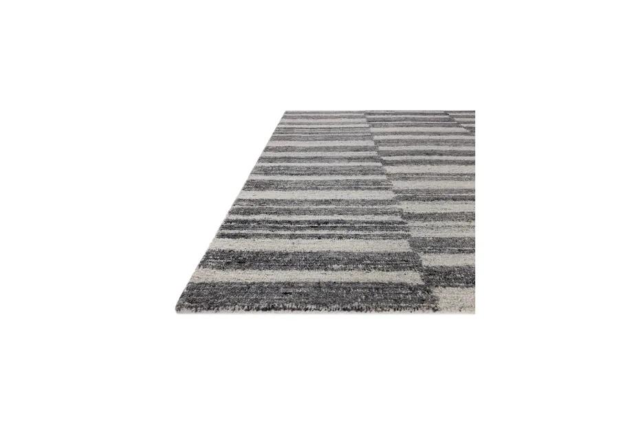 Rae Charcoal/Mist 2'6" x 7'6" Runner Rug by Magnolia Home by Joanna Gaines x Loloi