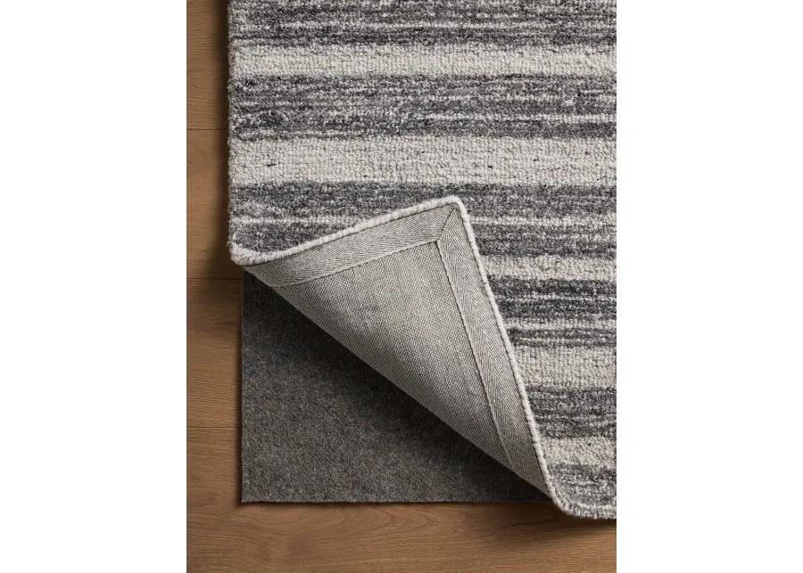 Rae Charcoal/Mist 2'6" x 7'6" Runner Rug by Magnolia Home by Joanna Gaines x Loloi