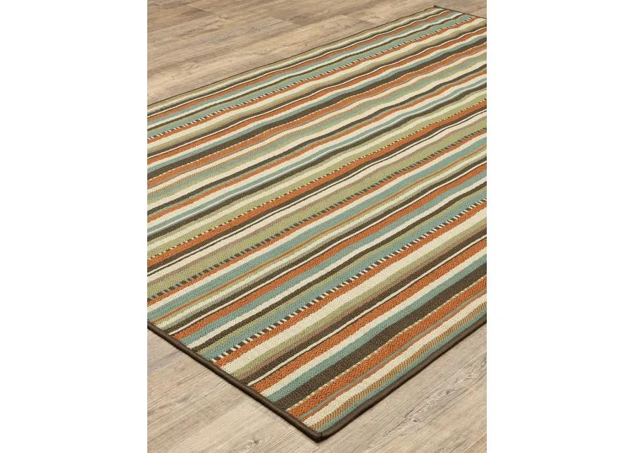 Montego 5'3" x 7'6" Green Rug