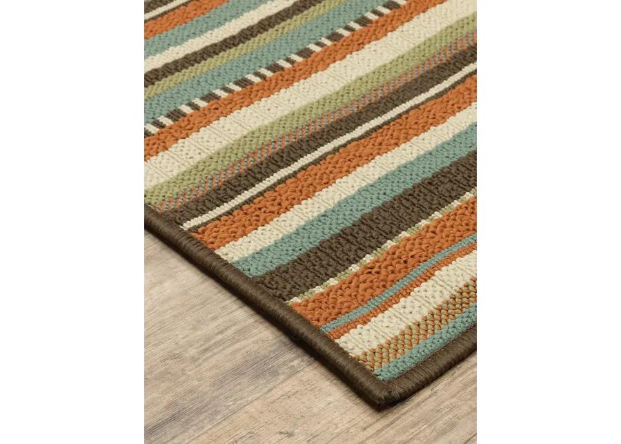 Montego 5'3" x 7'6" Green Rug